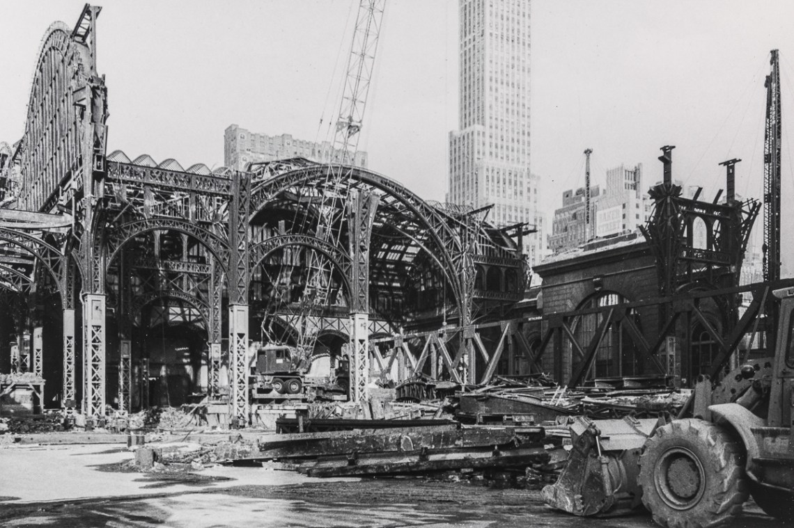 Untitled [The demolition of Pennsylvania Station, 1964-1965.]